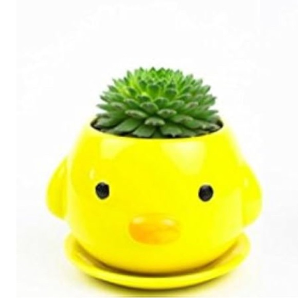 NWT Yellow Duck Planter - Picture 3 of 3
